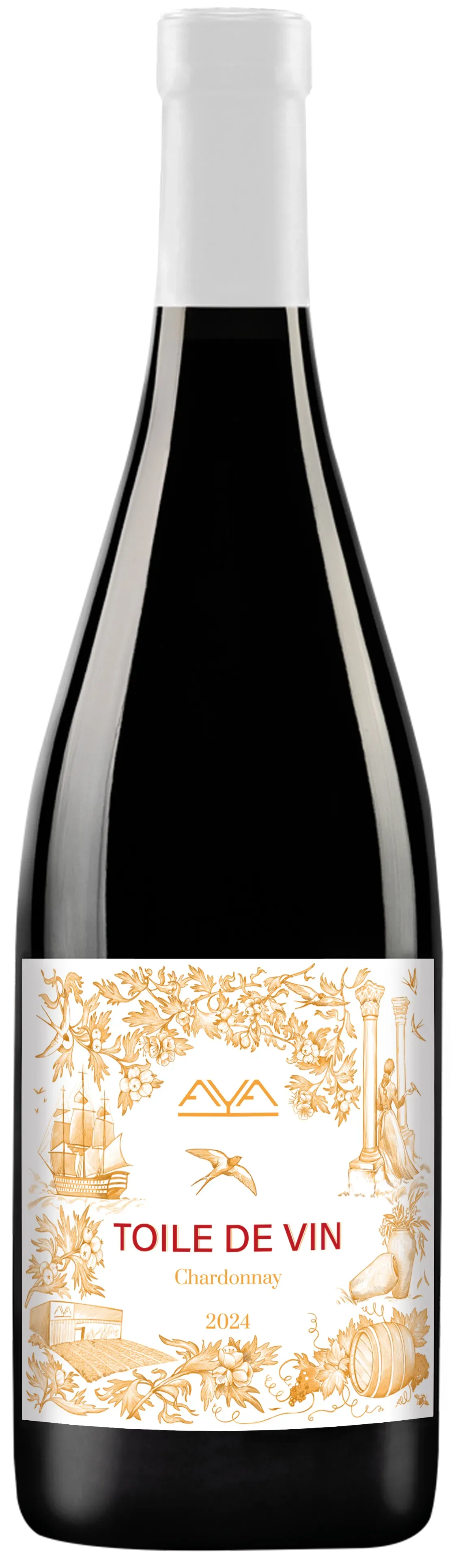 Toile de vin chardonnay