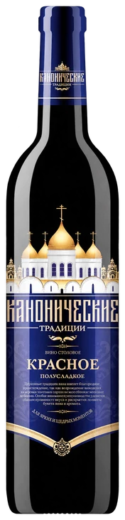 Канонические Традиции Красное Полусладкое